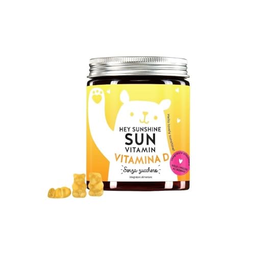Bears with Benefits - Sun Vitamin, Integratore Alimentare a base di Vitamina D Orsetti Gommosi, 45 Caramelle Gommose
