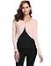 Hawiton Elegante Cárdigan para Mujer Bolero Manga Larga Ligero Chaqueta Corta Torera...