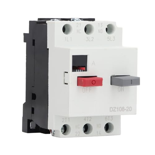 Disjoncteur boîtier moulé triphasé DZ108-20 pour moteur électrique AC 380V