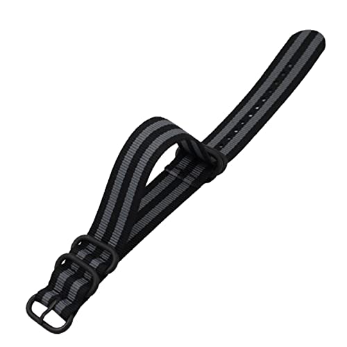 Correa de reloj de nylon cómoda y resistente ajustable para deporte diario 5