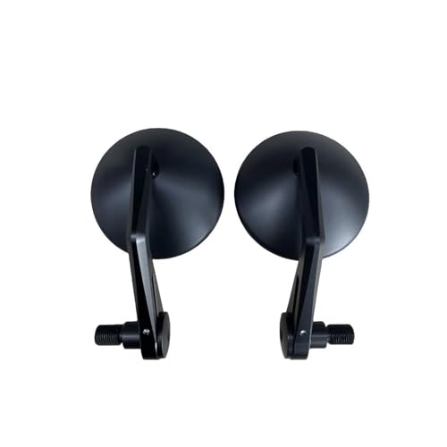 Espejos retrovisores moto negros con cristal antirreflejos para manillar Yamaha