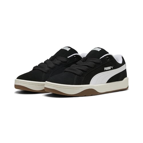 PUMA Sneakers en Daim Park Lifestyle Easy Unisexe 38, Black White Gum Beige