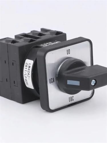 Voltmètre LW42A2-281/LF405 commutateur universel triphasé 20A pour détection précise