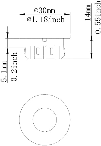 Homevacious Bathroom Sink Overflow Hole Cover Ring Brass Basin Trim Insert In Hole Round Caps Brushed Nickel #TOP5