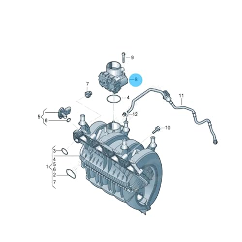 Cuerpo de acelerador 03F133062B: optimiza la aceleración de tu A3 o Q3 1.2 TSi 6