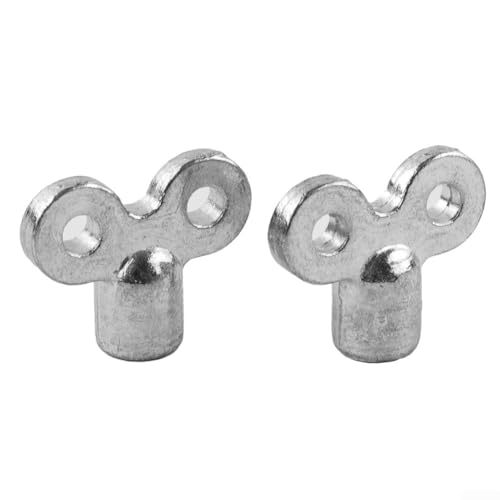 Solaughguy Llave de purga de radiador con enchufe cuadrado de 5 x 5 mm, herramienta de válvula de ventilación de calefacción de aleación de zinc para radiadores estándar, diseño compacto para espacios