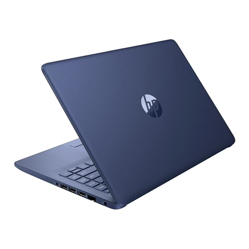 Image of HP 14 inch LED Business Laptop Computer, 8GB RAM 320GB Storage (64GB eMMC+256GB SD Card), Intel Quad-Core N4120, Windows 11 S Laptop with 1-Year Microsoft Office 365, PLUSERA Earphones, Blue