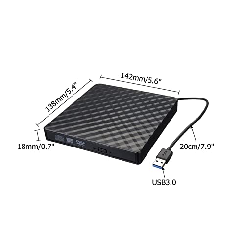 Lectora y grabadora externa DVD USB 3.0 ultradelgada miniatura 2