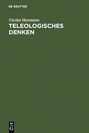 Teleologisches Denken 2nd Reprint 2010  Edition-Wow! eBook