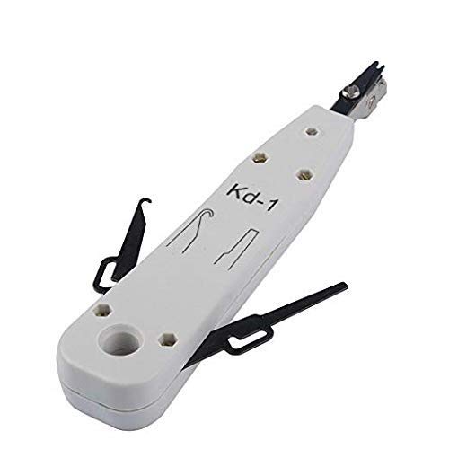 RIVER FOXPunch Down Tool Network Wire Cable CAT5E CAT6 RJ45 RJ11,White