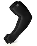 SHINYMOD UV Protection Cooling or Warmer Arm Sleeves for Men Women Kids Sunblock Protective Gloves Running Golf Cycling Driving 1 Pair/3 Pairs/5 Pairs Long Tattoo Cover Arm Warmer(1 Pair Black)