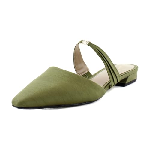 Mules Judie Sam Edelman en maille fine vert mousse sauvage 37.5, l'excellence du confort