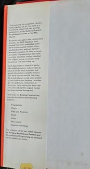 Paperback Building construction: Essential information from the Building Research Establishment Book