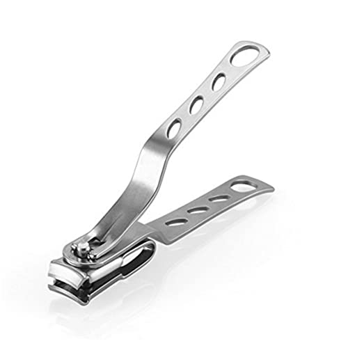 Gogogmee 2個転不?鋼爪切り 大 小 便利なネイルトリマー 家用 旅行用 人間工学に基づくデザイン ステンレス製 爪を美しく整える