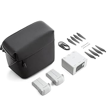 DJI Kit Mini 3 Pro Fly More Plus, inclui duas baterias inteligentes de voo Plus, um hub de carregamento bidirecional, controle remoto, cabo de dados, bolsa de ombro, hélices sobressalentes e