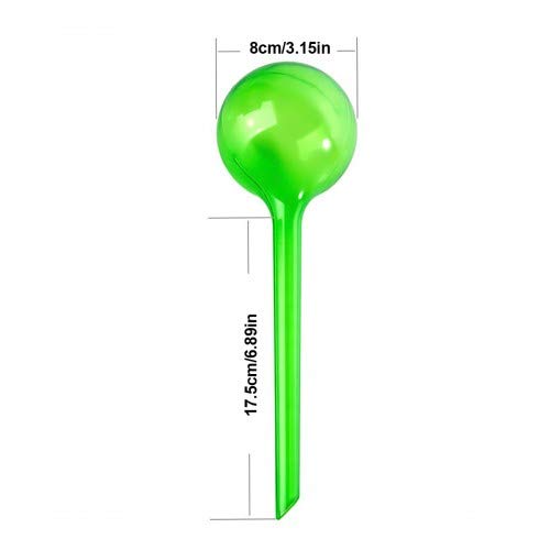 HQdeal 6pcs Plant Watering Devices, Automatic Self Watering System for Plants, PVC Watering Irrigation Globe Drippers for Garden - Thumbnail 2