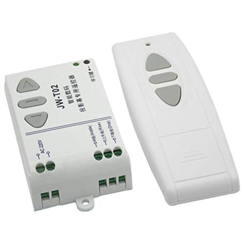 Ricardonty -T02 AC 220 V Motor Interruptor de Control Remoto Alto Abajo Parada Controlador de Motor Tubular Inversa TX RX Bloqueado