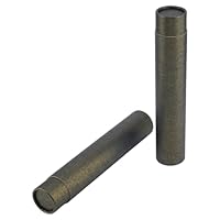 SUPERFINDINGS 2 Stück Papier Poster Rolle 35x6.5cm Zeichenversand Rolle Schwarze Bauzeichnungs Aufbewahrungsröhre Kalligrafie Malerei Röhre Zum Aufbewahren von Papier Kunst Karten Dokumenten