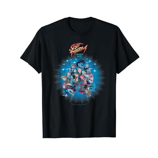 Scott Pilgrim Takes Off Poster T-Shirt