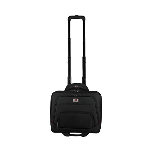 Image of WENGER 16 Inch Wheeled Laptop Case with Tablet Pocket, 22 litres, Ideal for Business Travel, Black, 605978
