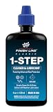 Finish Line 1-Step Bike Chain Cleaner and Lubricant – Cleans, Lubricates & Protects in One Application, Helps Reduce Wear & Friction, Rust Protection for All Bicycle Chains, 4 oz