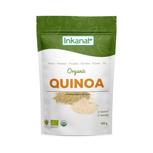 Quinoa en Polvo Bio 200g – Sin Gluten – Superalimento Rico en Proteínas y Fibra – Ideal para Batidos, Repostería y Desayunos – INKANAT Quinoa en Polvo Bio 200g – Sin Gluten – Superalimento Rico en Proteínas y Fibra – Ideal para Batidos, Repostería y Desayunos – INKANAT