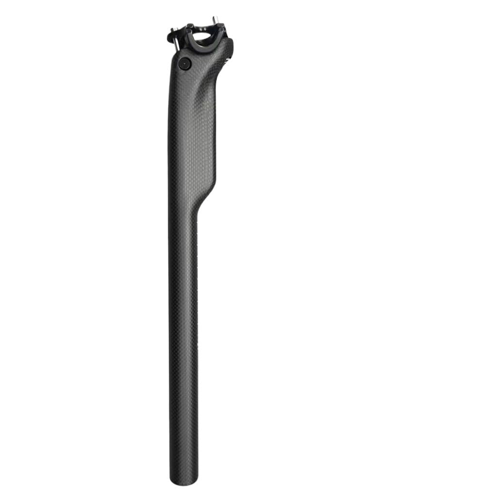 Fahrradsattelstütze aus 3K-Carbonfaser, ultraleicht, für Mountainbike und Rennrad, Sattelrohr, Fahrradteile, 27,2/30,8/31,6 x 350/400 mm (Matt, 30,8–400 mm)