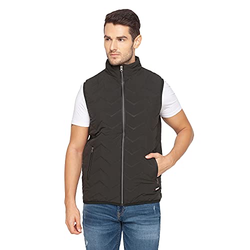 Image of Spykar Men Jackets, Polyester, Standard Length