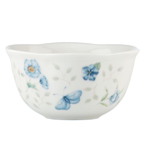 Lenox Butterfly Meadow Bowls, 12-Ounce, Set of 4, White -