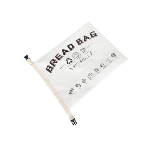 Bolsa de pan reusable de algodón con hebilla fuerte para despensa 2