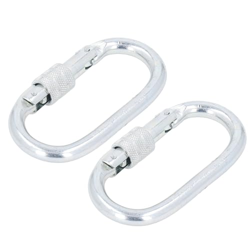 Chain Connector: 2pcs Heavy Duty Alloy Steel, 22kn Load Capacity Safety Chain Hooks, Quick Link Chain Connector.