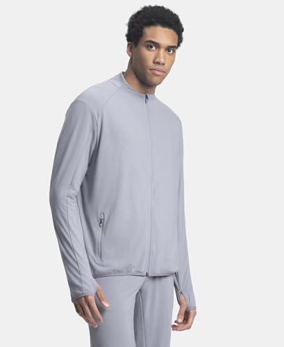 Image of Jockey SP17 Men's Soft Touch Microfiber Elastane Stretch Thumbhole Jacket with Stay Dry Treatment