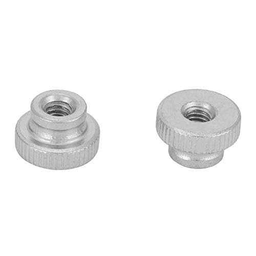 M3 Vernickelter Kohlenstoffstahl Handfest Rändelmuttern Griff mit Muttern(M3（10pcs）)