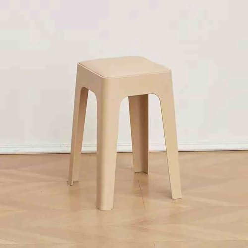 Tabouret empilable lot de 4 sièges portables dos nu pour repas en famille et devoirs