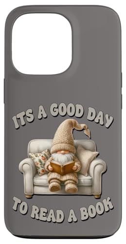 Funny Reading Gnome For Women Its A Good Day To Read A Book Custodia per iPhone 13 Pro