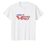 Philadelphia Wings Lacrosse Indoor League Retro 1980s T-Shirt, Youth, White, Small