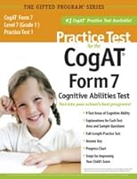 Practice Test for the CogAT® Form 7 Level 7 (Grade 1*) Practice Test 1 1937383024 Book Cover