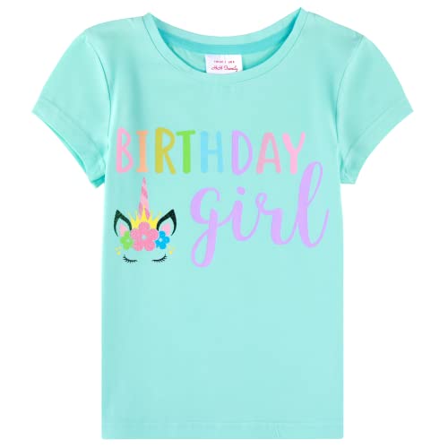 HH Family Unicorn Mermaid Birthday Girl Shirt - Casual T-Shirt Top Tee