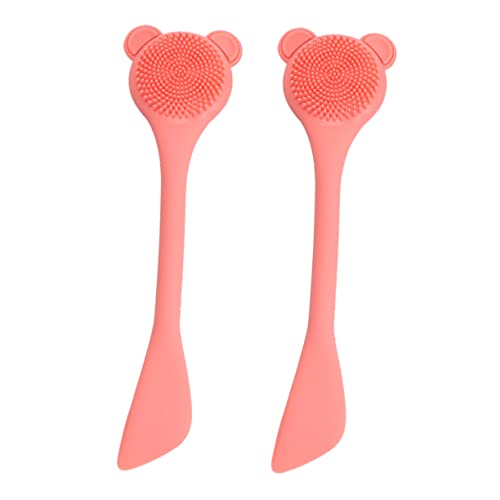 Brosse nettoyante silicone et applicateur de sérum doux pour la peau