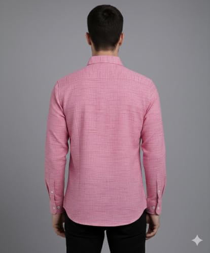 Image of Men's Pure Cotton Khadie Shirt Regular Fit Casual Formal Wear