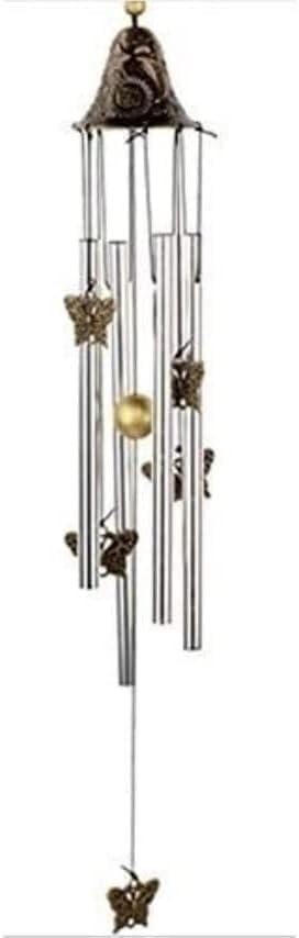 wind chimes for garden, Decor Windchimes Windchime Wind Chimes Exquisite Alloy Indoor And Outdoor Wind Chimes Creative Four-Tube Metal Bell Children's Bedroom Balcony Decoration Wind Chime (Color : G)
