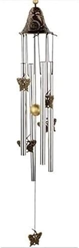 wind chimes, Exquisite Alloy Indoor And Outdoor Chimes Creative Four-Tube Metal Bell Chime
