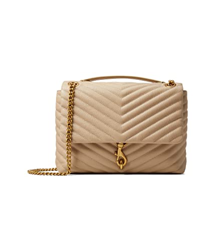 Sac Rebecca Minkoff Edie Rabat sur l'épaule en coloris Dune sable
