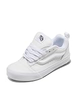 Vans Unisex Adult's Knu Skool Sneaker, Leather True White, US M10W11.5