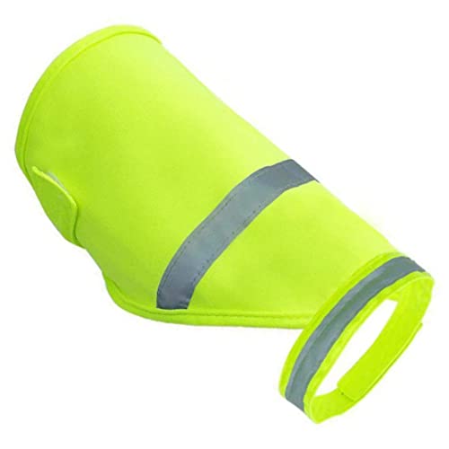 Hund reflektierende Weste hohe Sichtweite Nacht Sicherheitswesten Haustier Jacke Kleidung Fluoreszierende grüne S