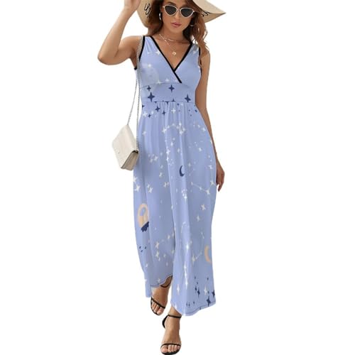 Robe longue d'été sans manches anti-transpiration pour rester fraîche