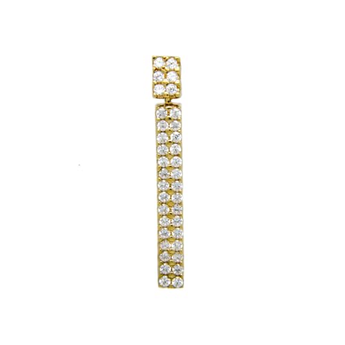 Pendentif Or Véritable et Oxyde de Zirconium 14 Carats : Cadeau Idéal pour Femme