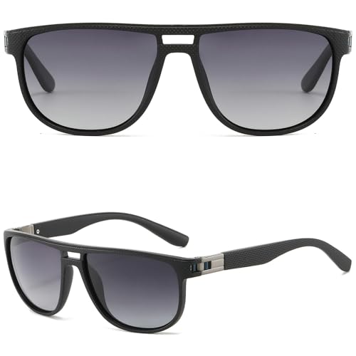 Square Aviator Polarized Sunglasses for Men UV400 Protection Driving Gradient Sun Glasses Shades Retro 70s Trendy2