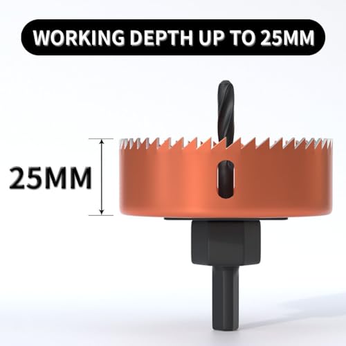 Set de brocas sierra para madera y metal 8 piezas miniatura 5