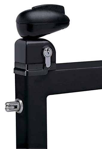 Serrure Twist pour portillon de piscine LOCINOX - noir ral 9005 - TWIST 40 9005